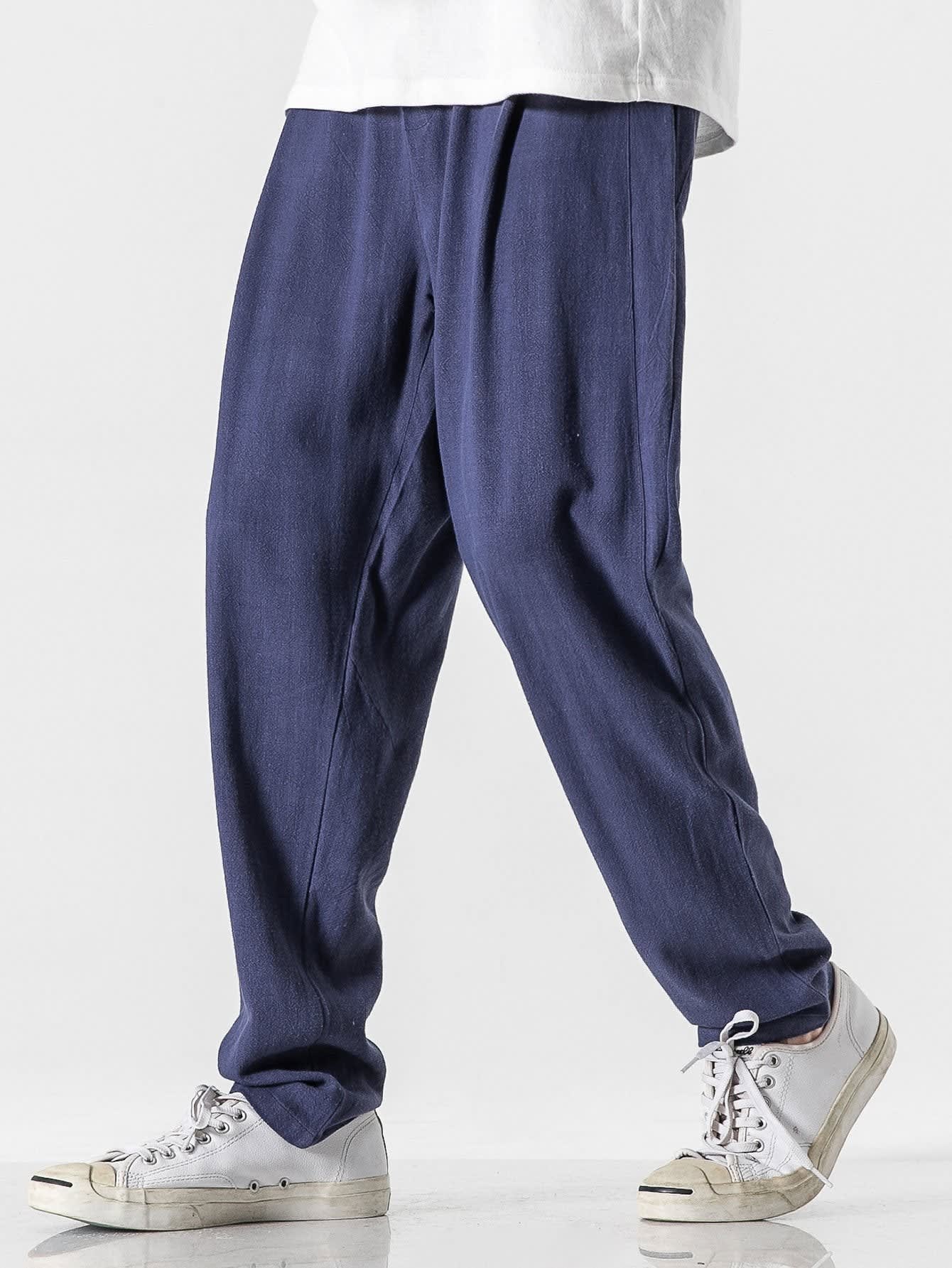 Sterling Elastic Waist Relaxed Trousers_7