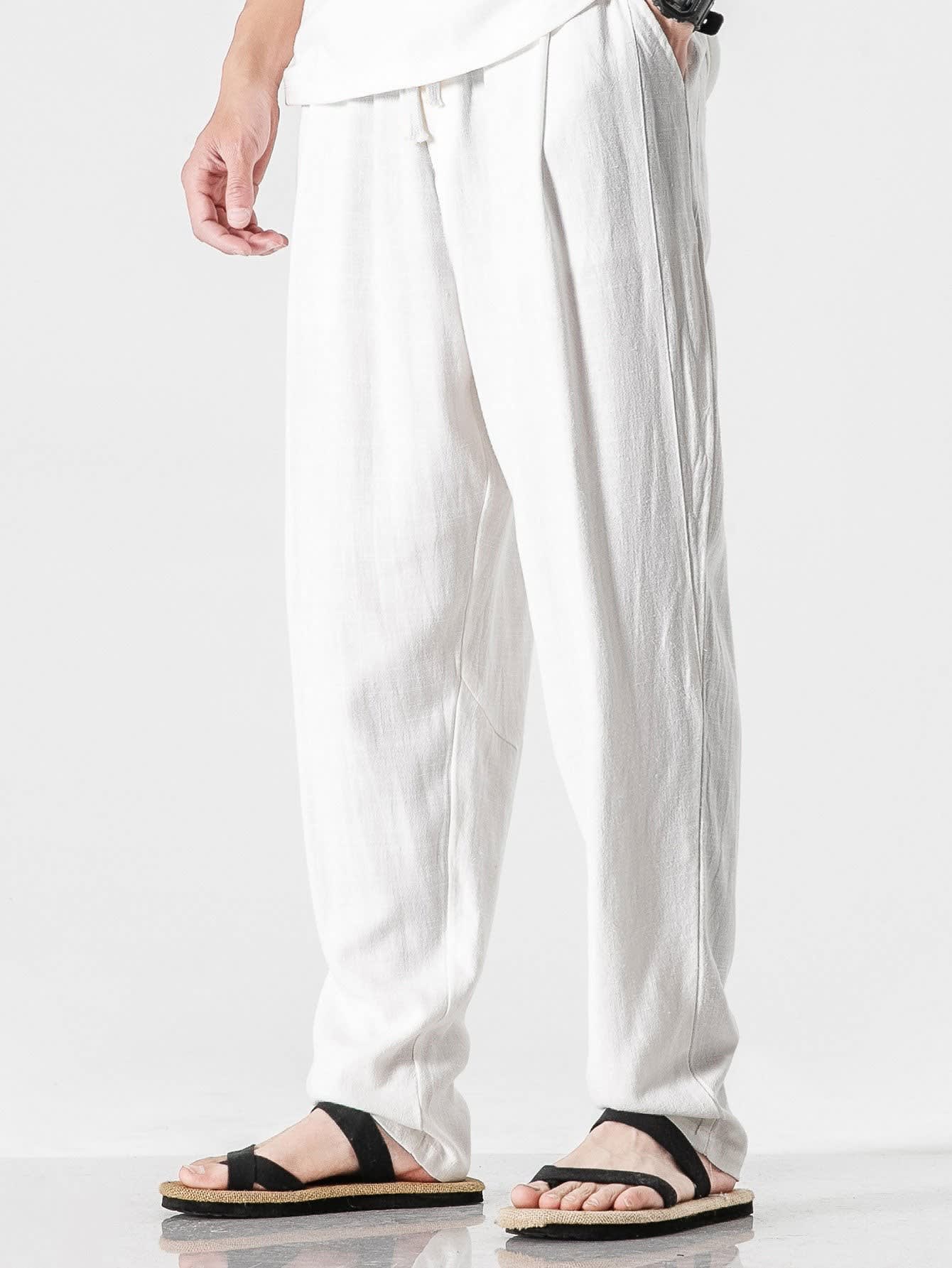 Sterling Elastic Waist Relaxed Trousers_8