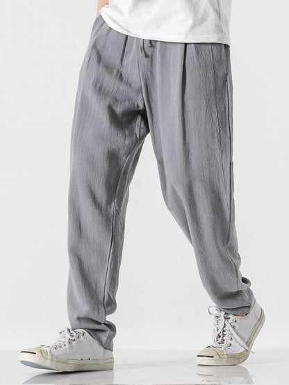 Sterling Elastic Waist Relaxed Trousers_9