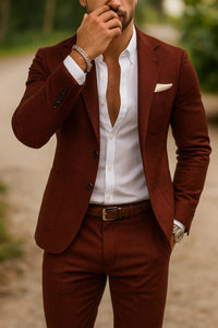 Lindsay Textured Two Piece Suit