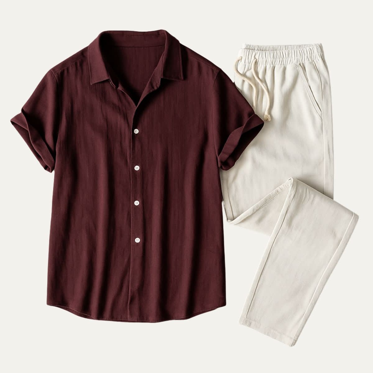 Garrison Short Sleeve Linen Set_1