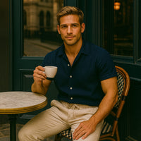 Garrison Short Sleeve Linen Set