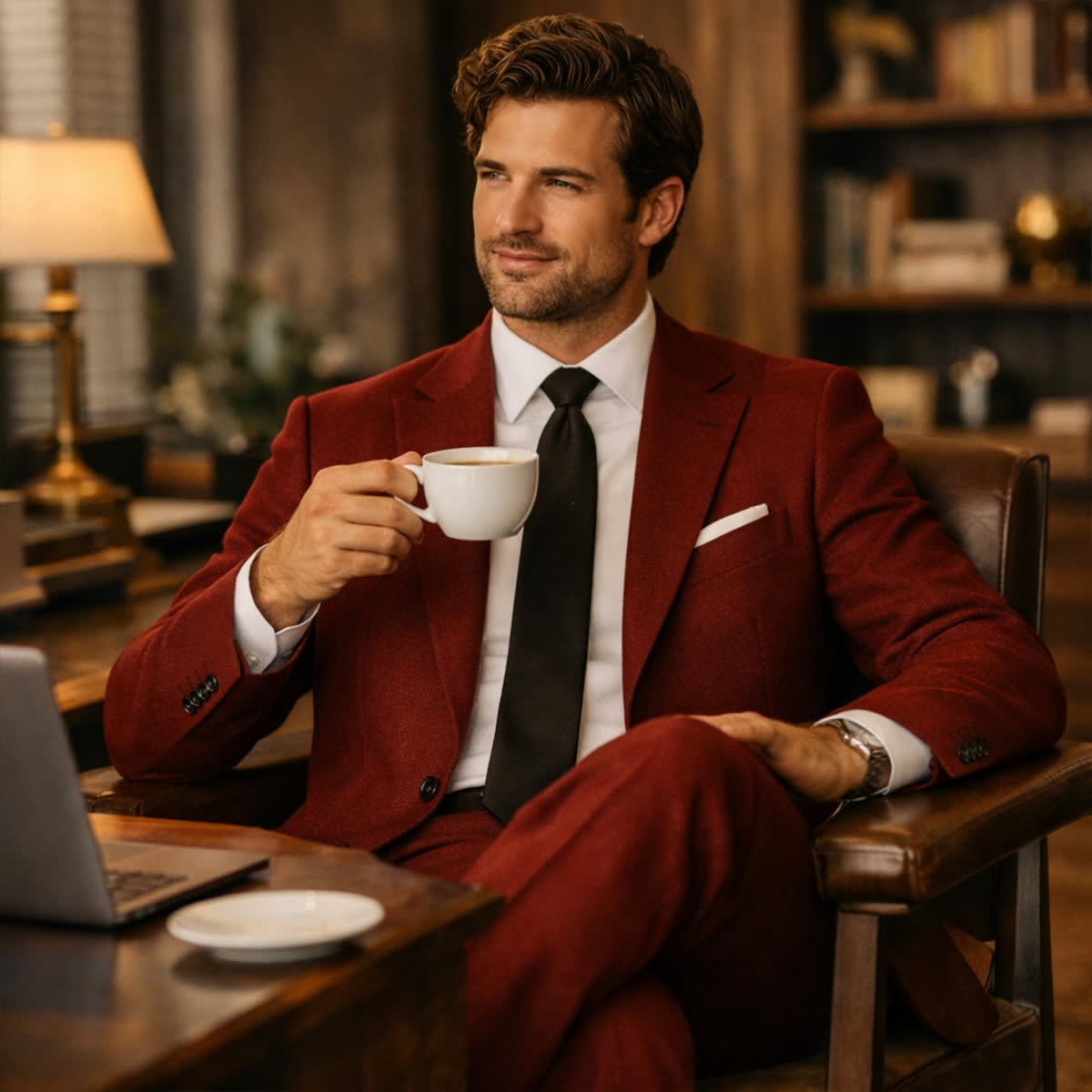 Bradshaw Linen Two Piece Suit