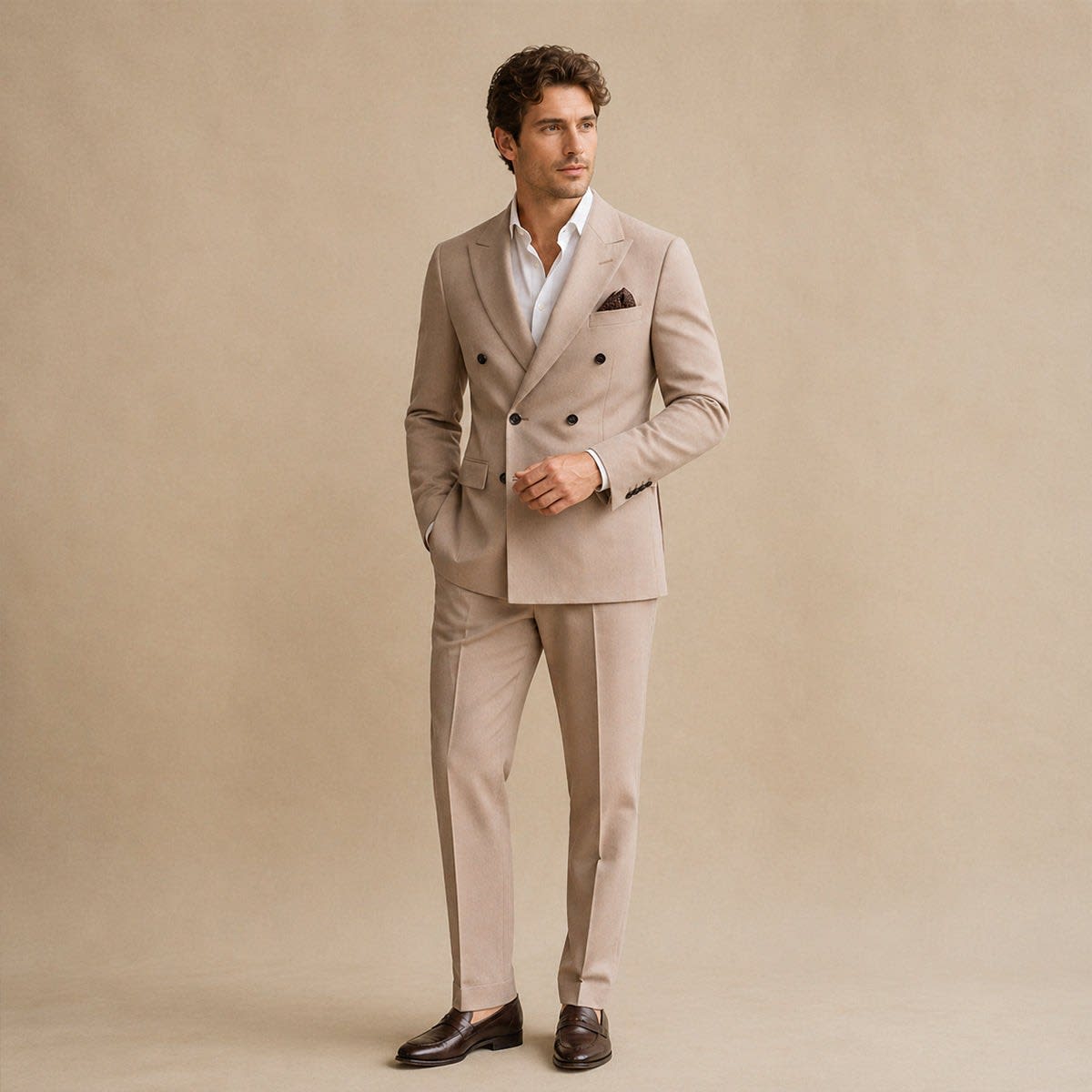 Neville Double Breasted Suit