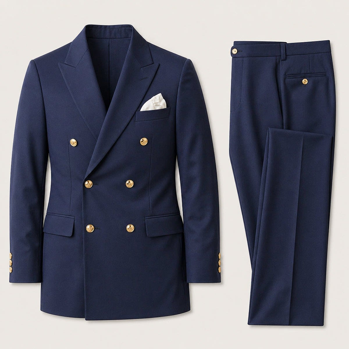 Neville Double Breasted Suit