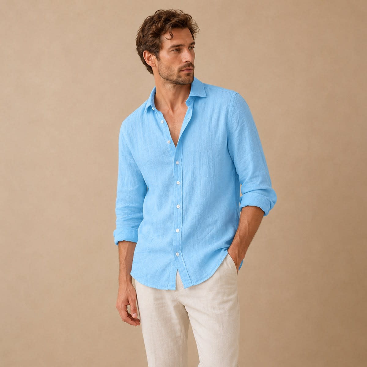 Jenkins Linen Blend Long Sleeve Shirt_10