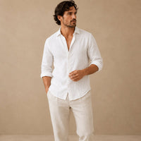 Jenkins Linen Blend Long Sleeve Shirt