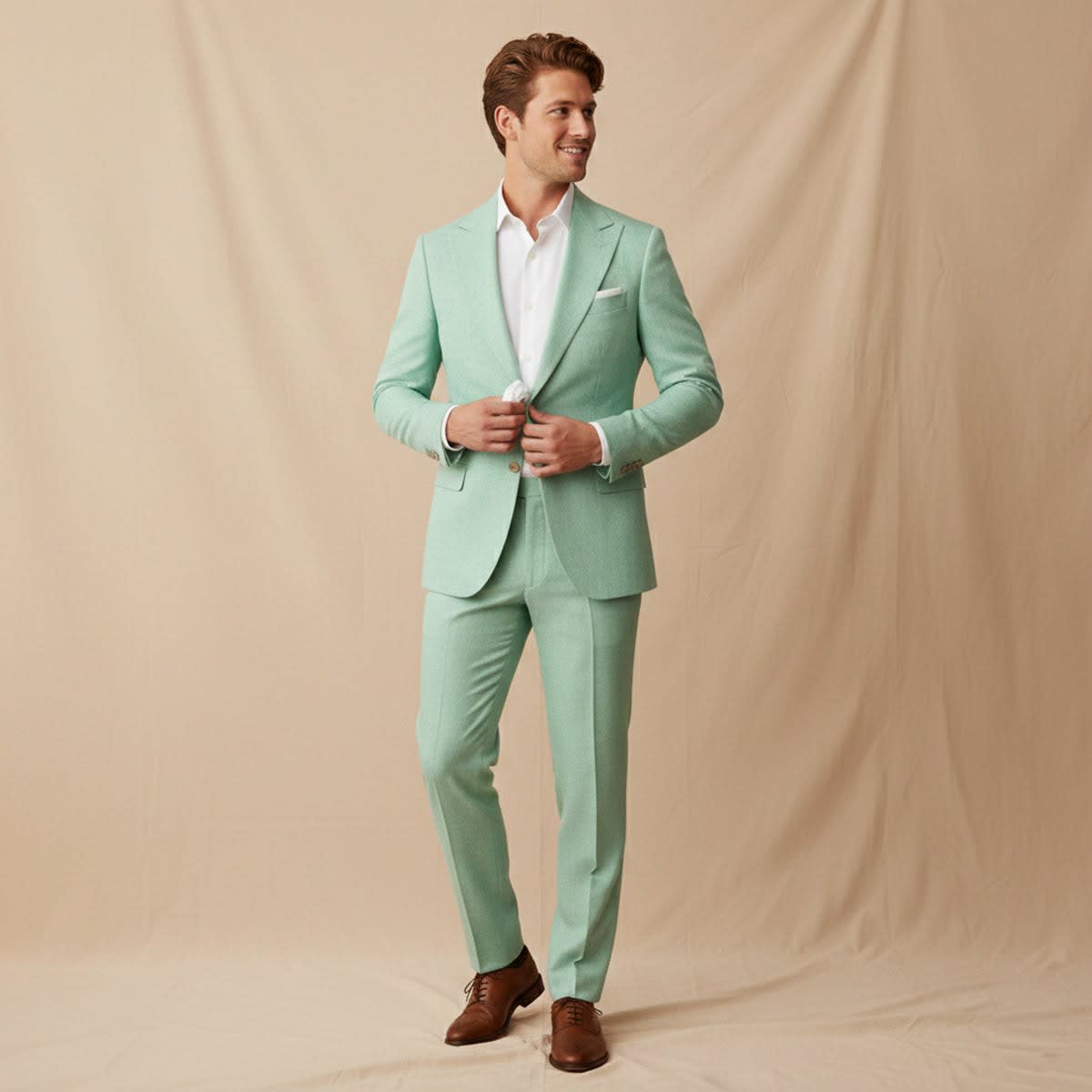 Nathaniel Casual Linen Suit