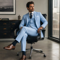 Peregrine Notch Lapel Three Piece Suit