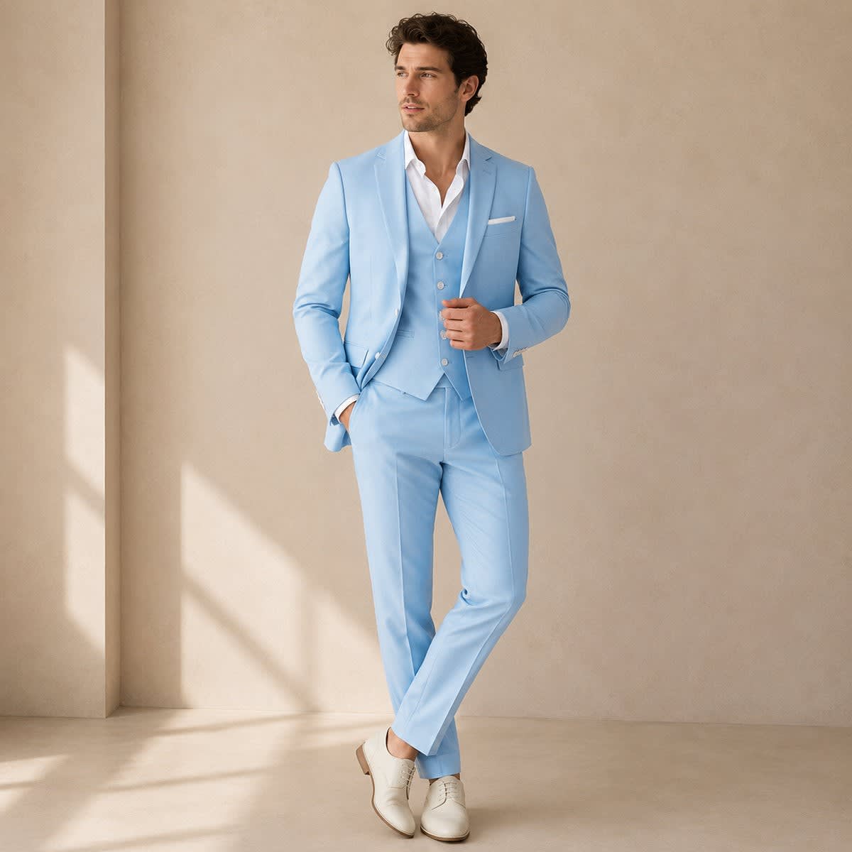 Peregrine Notch Lapel Three Piece Suit_2