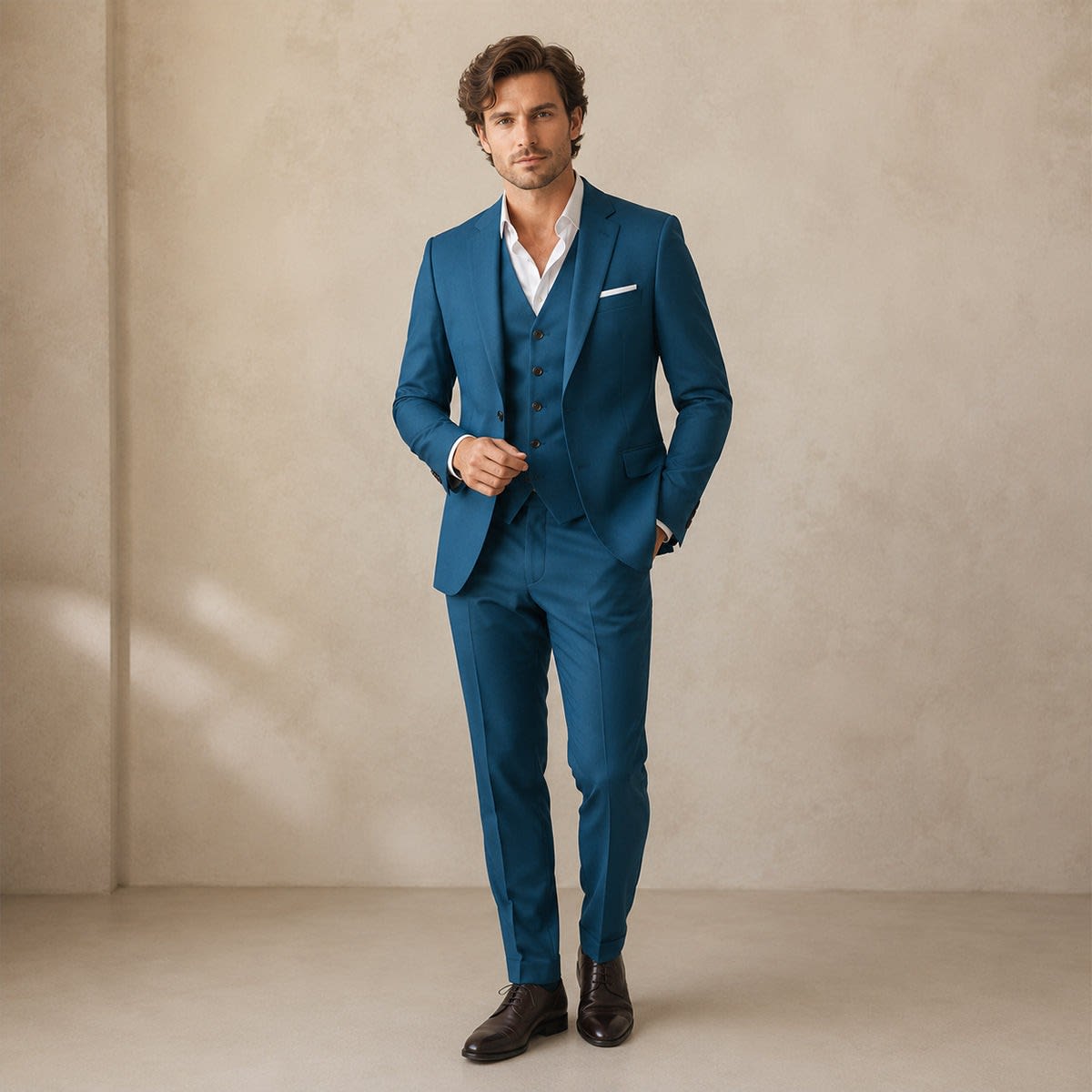 Peregrine Notch Lapel Three Piece Suit