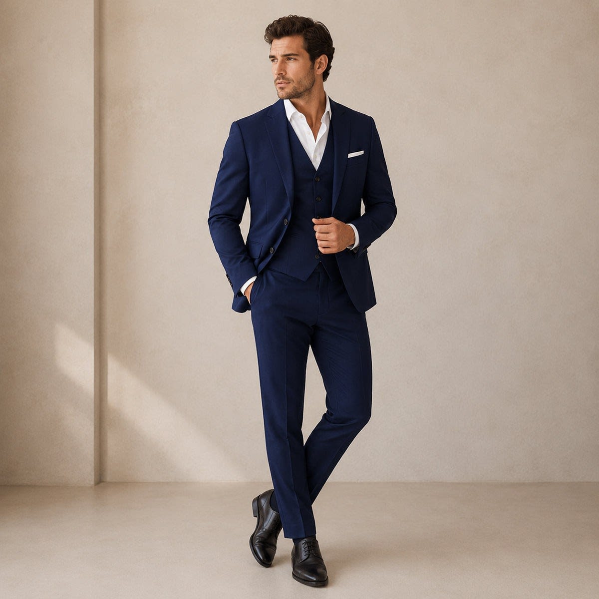 Peregrine Notch Lapel Three Piece Suit