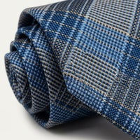 Pruitt Blue Plaid Tie