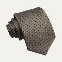 Ravi Champagne Micro Dot Tie