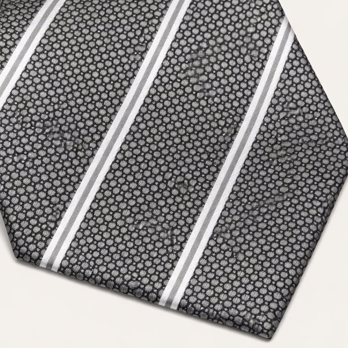 Rockwell Striped Silk Blend Necktie_4