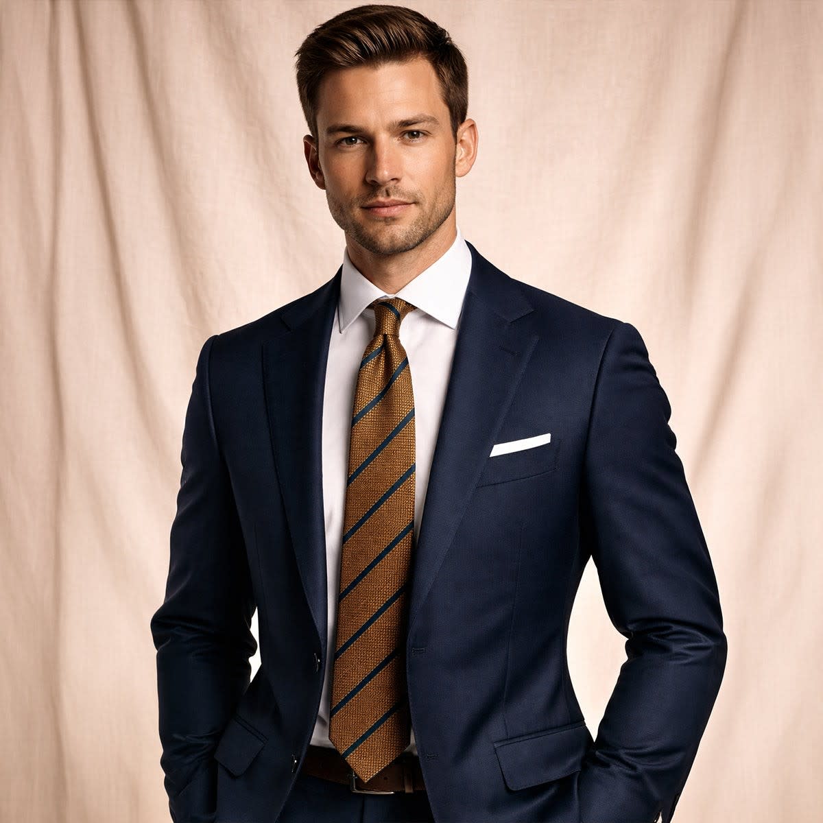 Pierson Striped Jacquard Tie_2