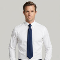 Rawlins Navy Herringbone Tie