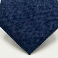 Rawlins Navy Herringbone Tie