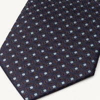 Roger Geometric Silk Blend Necktie