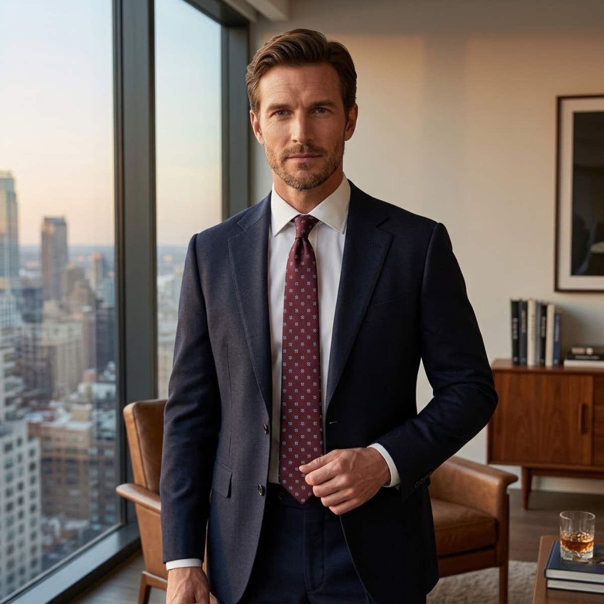 Nixon Floral Jacquard Tie
