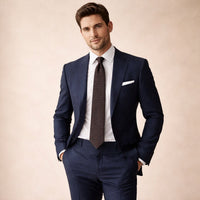 Reginald Dark Brown Medallion Tie