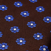 Reginald Dark Brown Medallion Tie