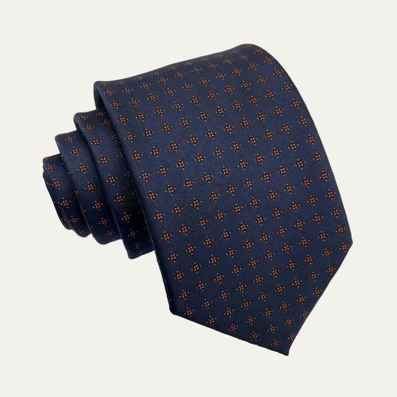 Rooney Dotted Silk Blend Necktie