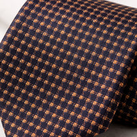 Ruben Micro Check Silk Blend Necktie
