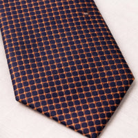 Ruben Micro Check Silk Blend Necktie