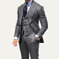 Phineas Peak Lapel Three Piece Suit