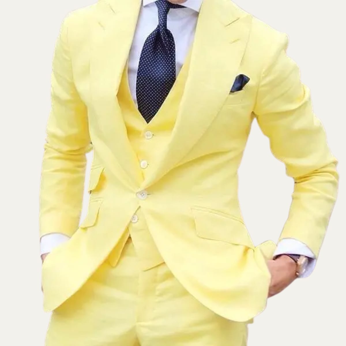 Phineas Peak Lapel Three Piece Suit_4