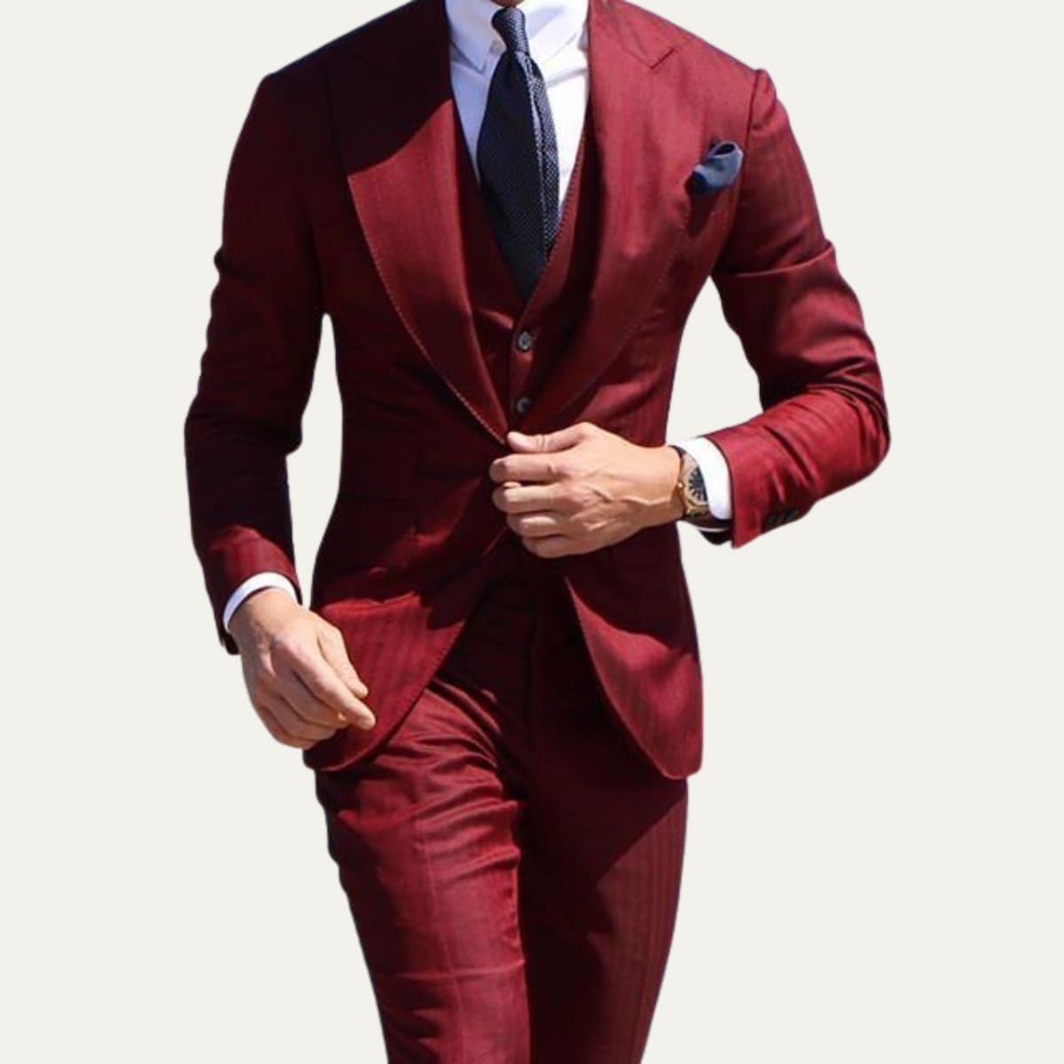 Phineas Peak Lapel Three Piece Suit