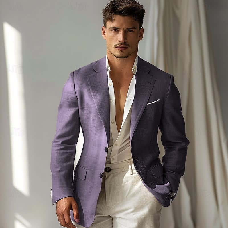 Deacon Notch Lapel Two Button Blazer