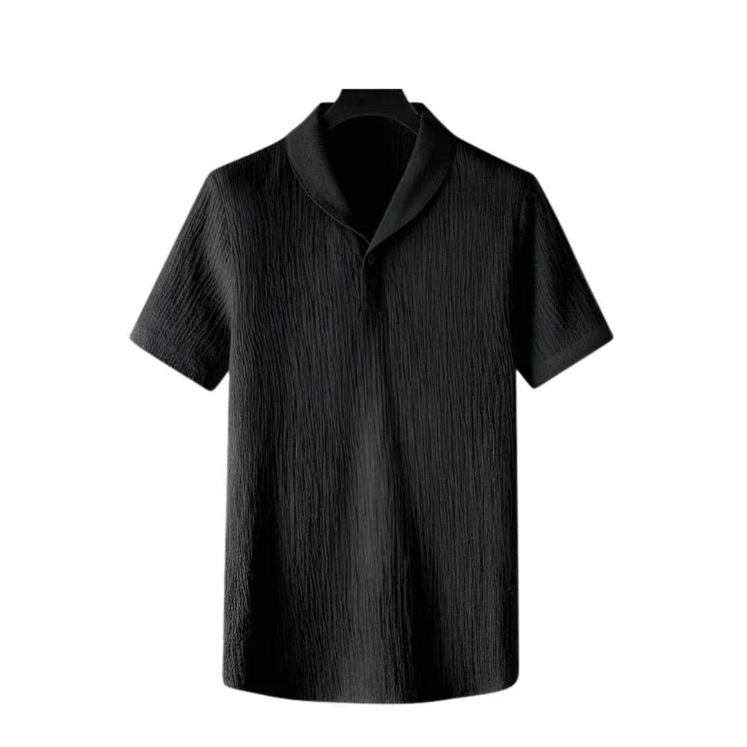 Lamont Crinkle Texture Shirt and Trousers Set
