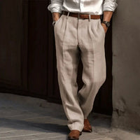 Kai Pleated Front Wide Leg Trousers