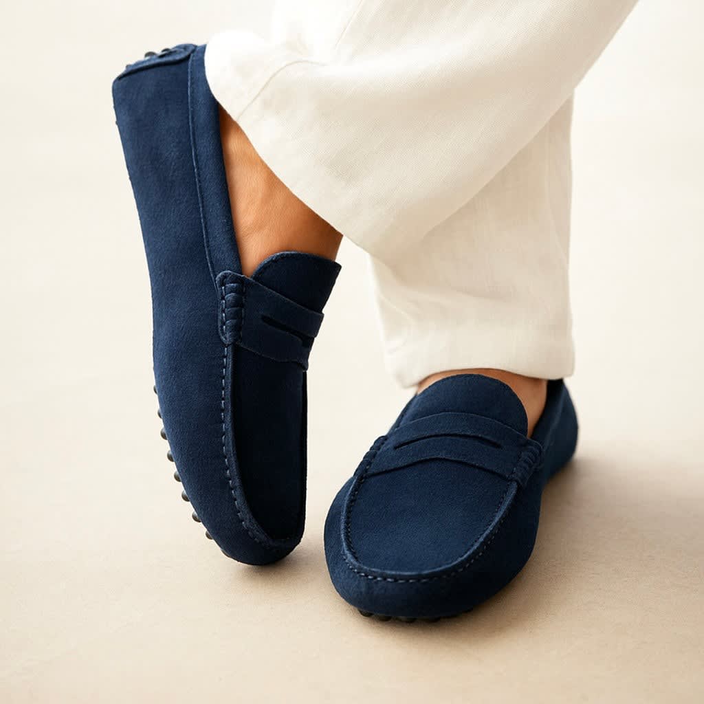 Callum Suede Boat Loafers_2