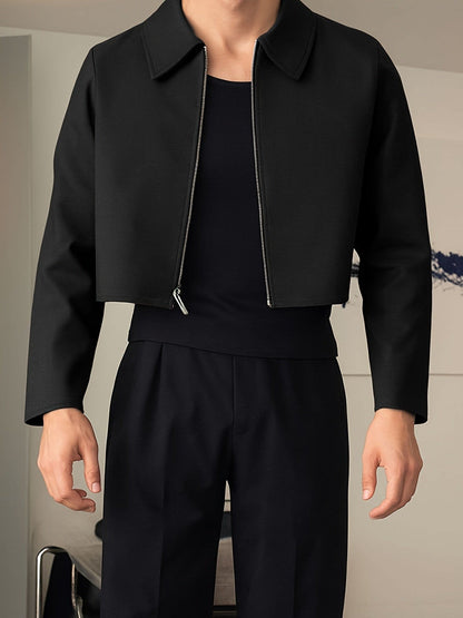 Donald Cropped Boxy Zip Up Jacket_2