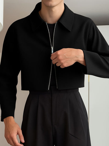 Donald Cropped Boxy Zip Up Jacket_3