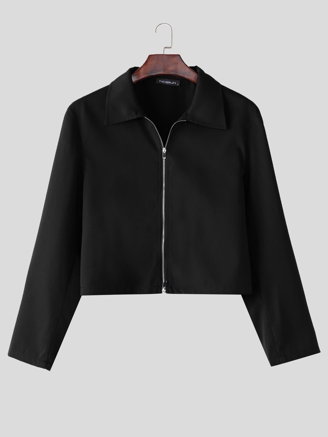 Donald Cropped Boxy Zip Up Jacket_4