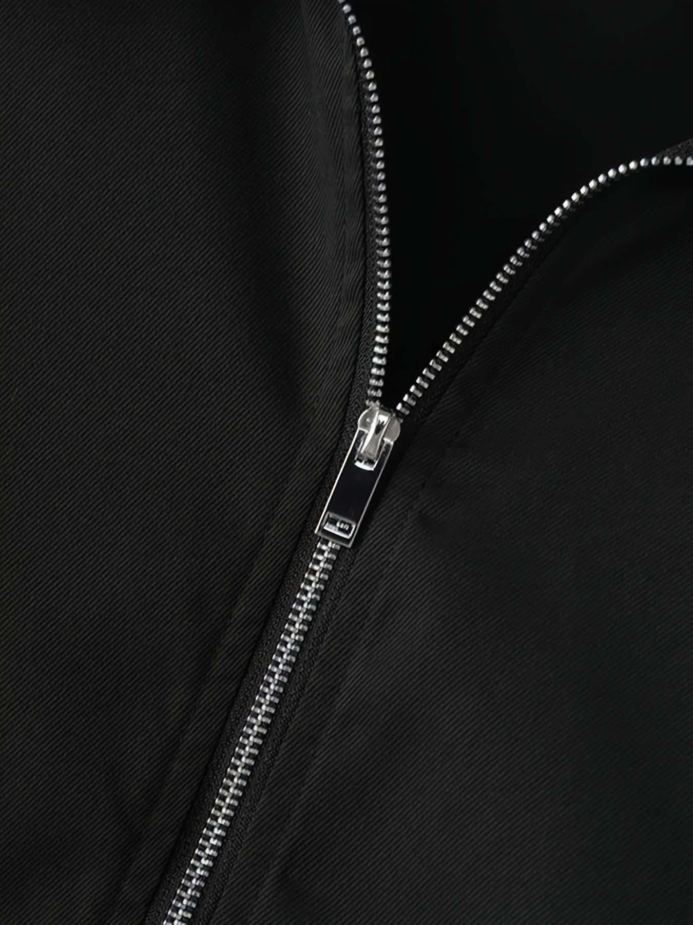 Donald Cropped Boxy Zip Up Jacket_9