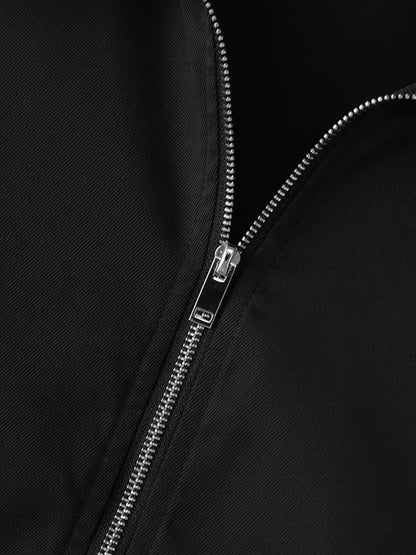 Donald Cropped Boxy Zip Up Jacket_9