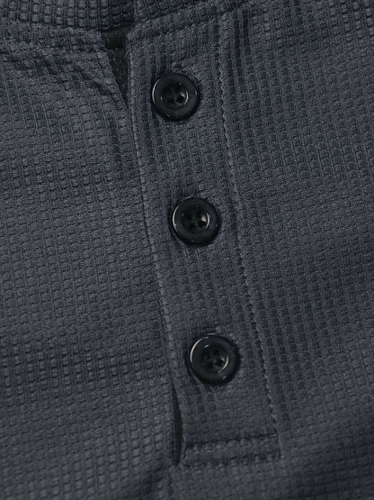 Hanley Waffle Texture Long Sleeve Henley_10