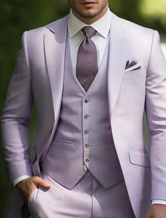 Lincoln One Button Three Piece Suit_1
