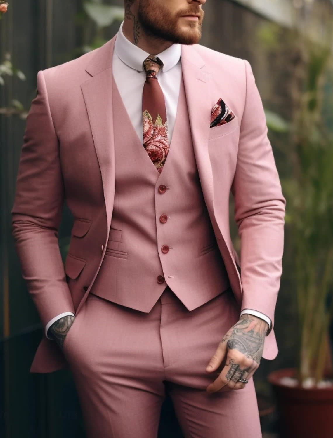 Lincoln One Button Three Piece Suit_2
