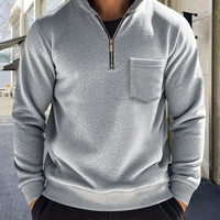 Linus Half Zip Stand Collar Pullover