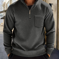 Linus Half Zip Stand Collar Pullover
