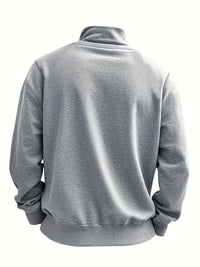 Linus Half Zip Stand Collar Pullover