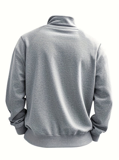 Linus Half Zip Stand Collar Pullover_7