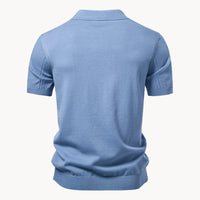 Oscar Vertical Rib Short Sleeve Polo