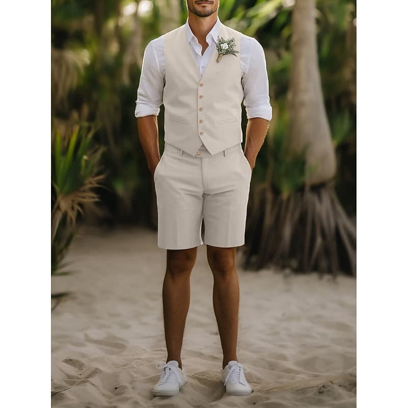 Kearney Tailored Waistcoat and Shorts Set